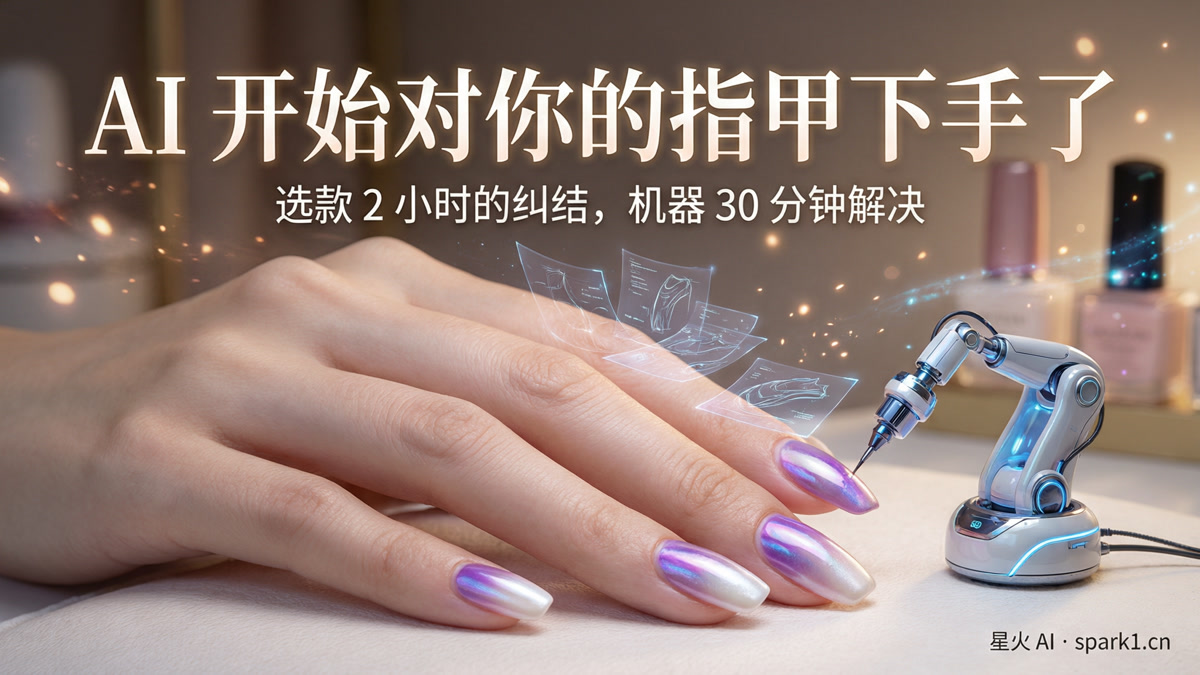 选款2小时，做甲1小时：AI终于对你的指甲下手了