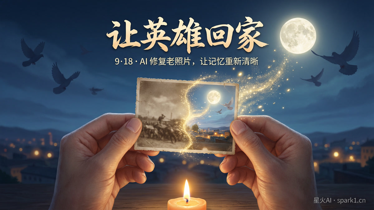 95年前的今天，警报长鸣；今天，AI帮英雄"回家"了