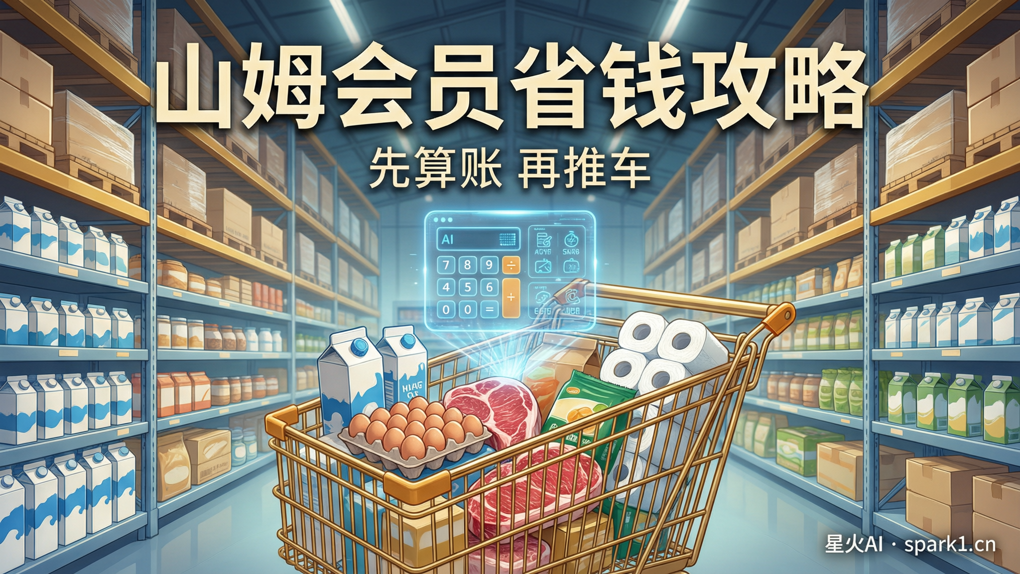 山姆会员卡260元，先让AI算笔账：这三种人办卡，一年白扔钱