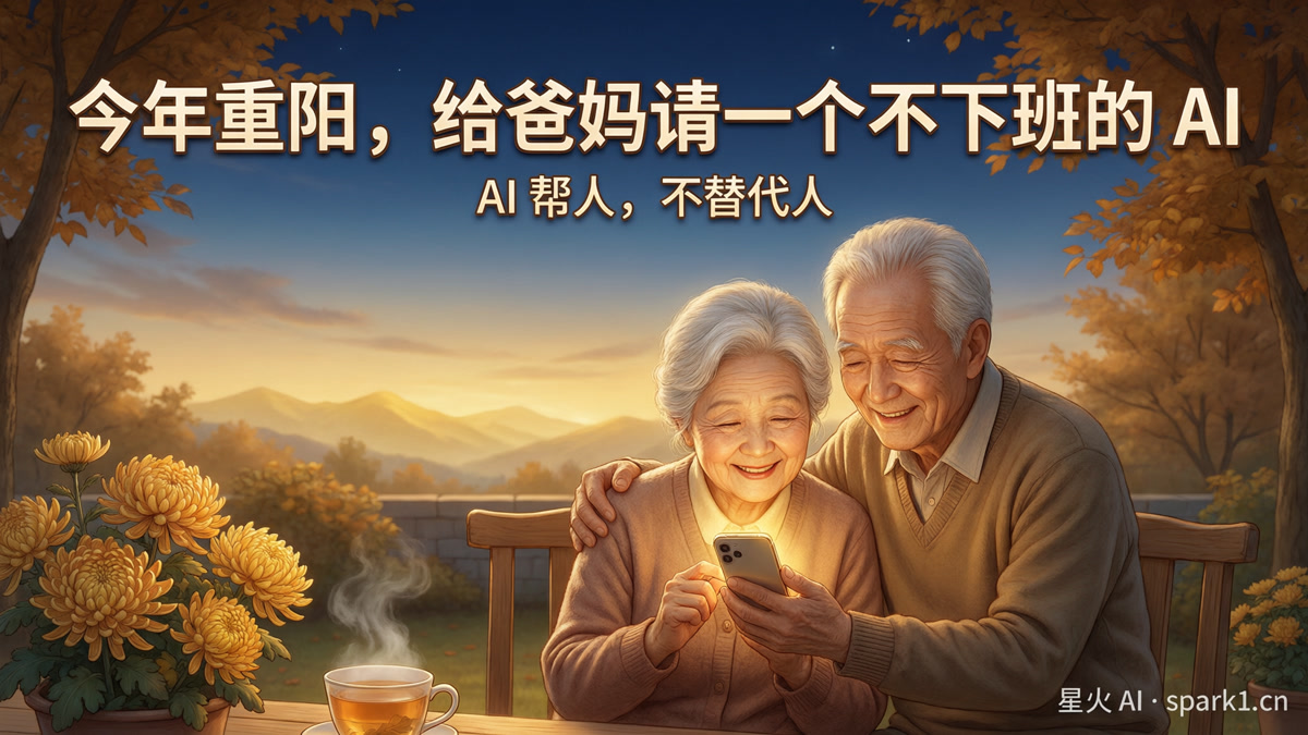今年重阳，给爸妈请一个不下班的AI