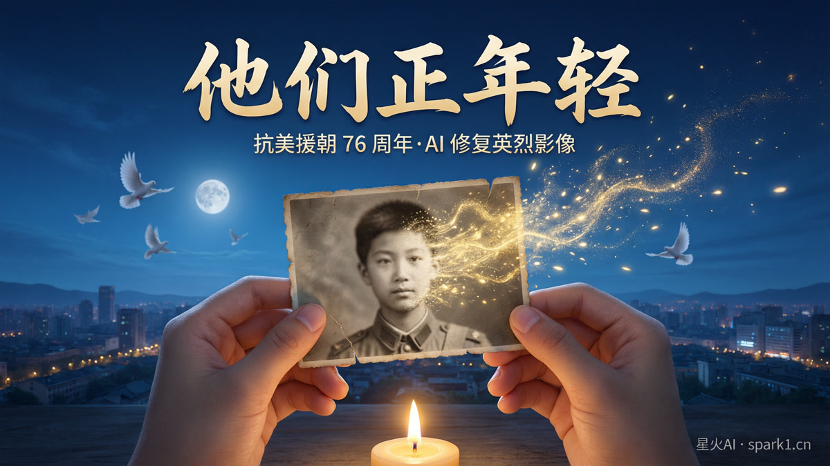 76年前的今天，他们正年轻；今天，AI帮他们"找回"了面孔