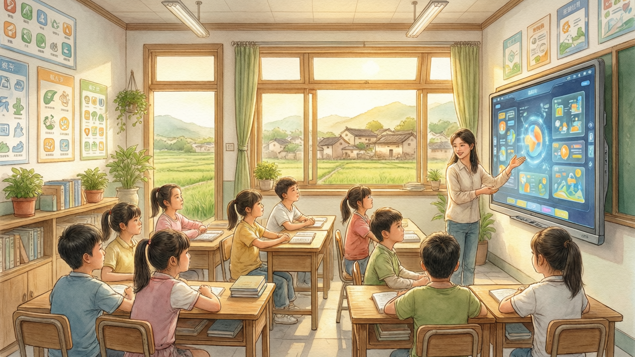 每天消失22所小学，但教室里正在发生一件事