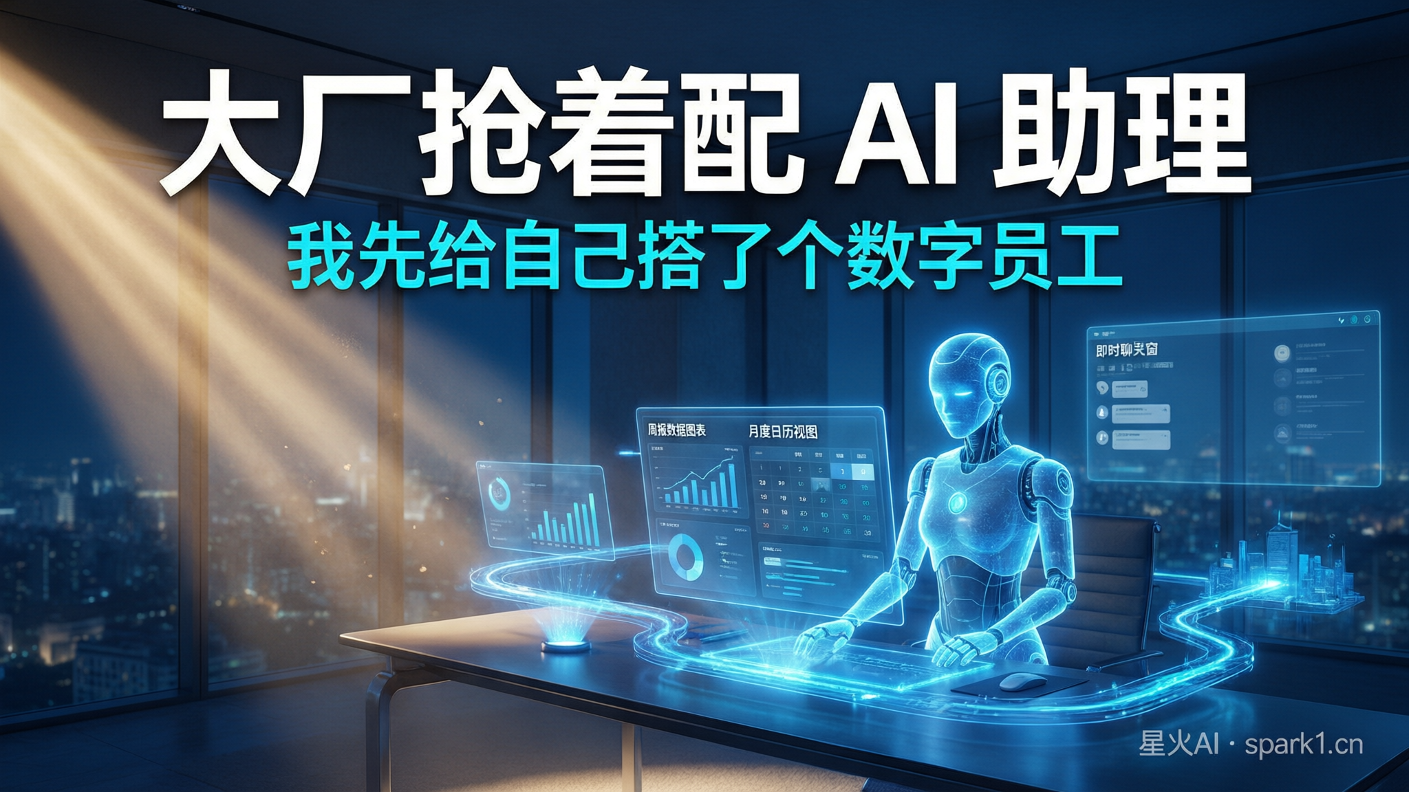 大厂抢着给打工人配AI助理，我先给自己搭了个"数字员工"