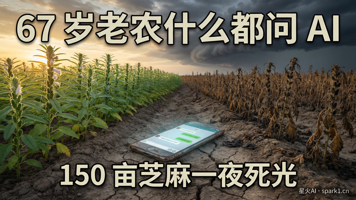 67岁老农什么都问AI，150亩芝麻一夜死光