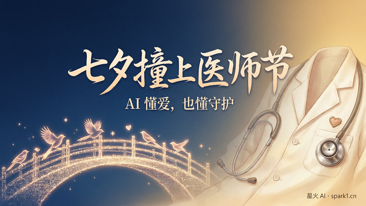 七夕撞上医师节：AI懂爱，也懂守护