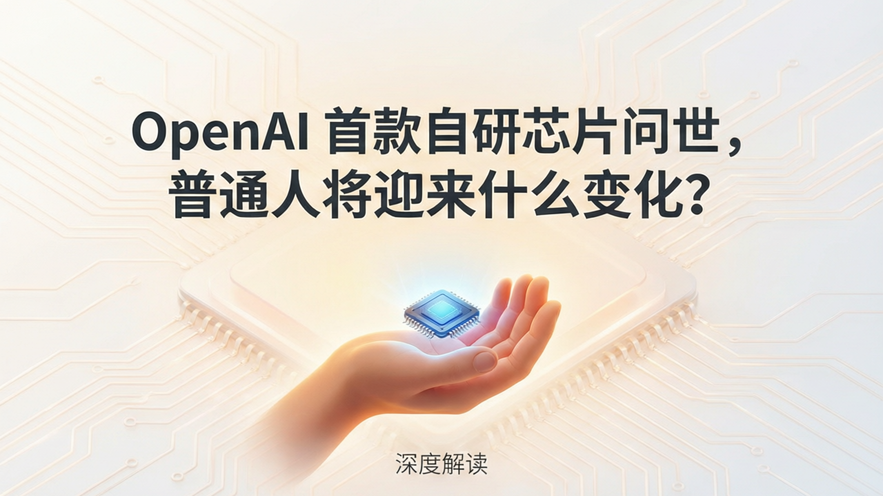 OpenAI首款自研芯片问世，普通人将迎来什么变化？