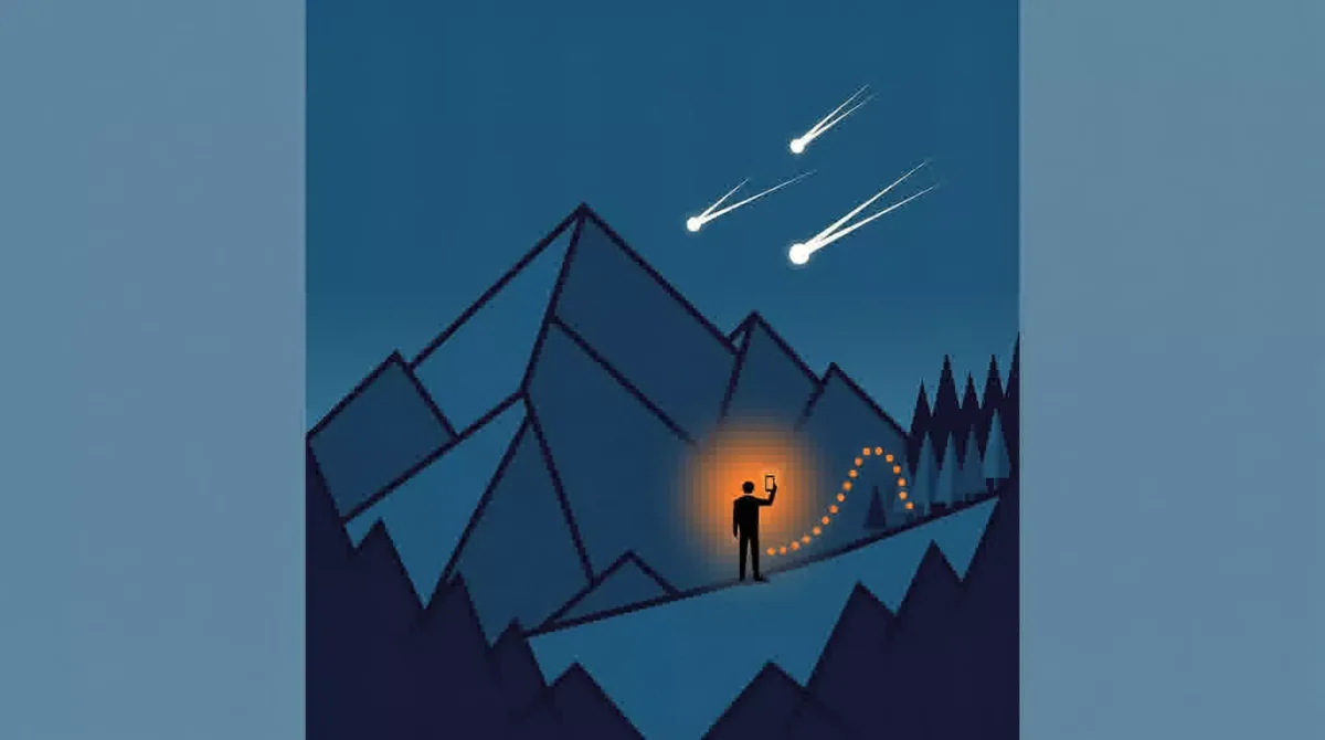 "AI，去哪散心？"他照着这句话，走进了一座未开发的野山