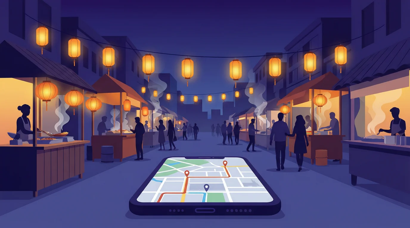 夜市citywalk怎么逛才值？AI路线规划：2小时×50元的逛吃攻略（附提示词模板）