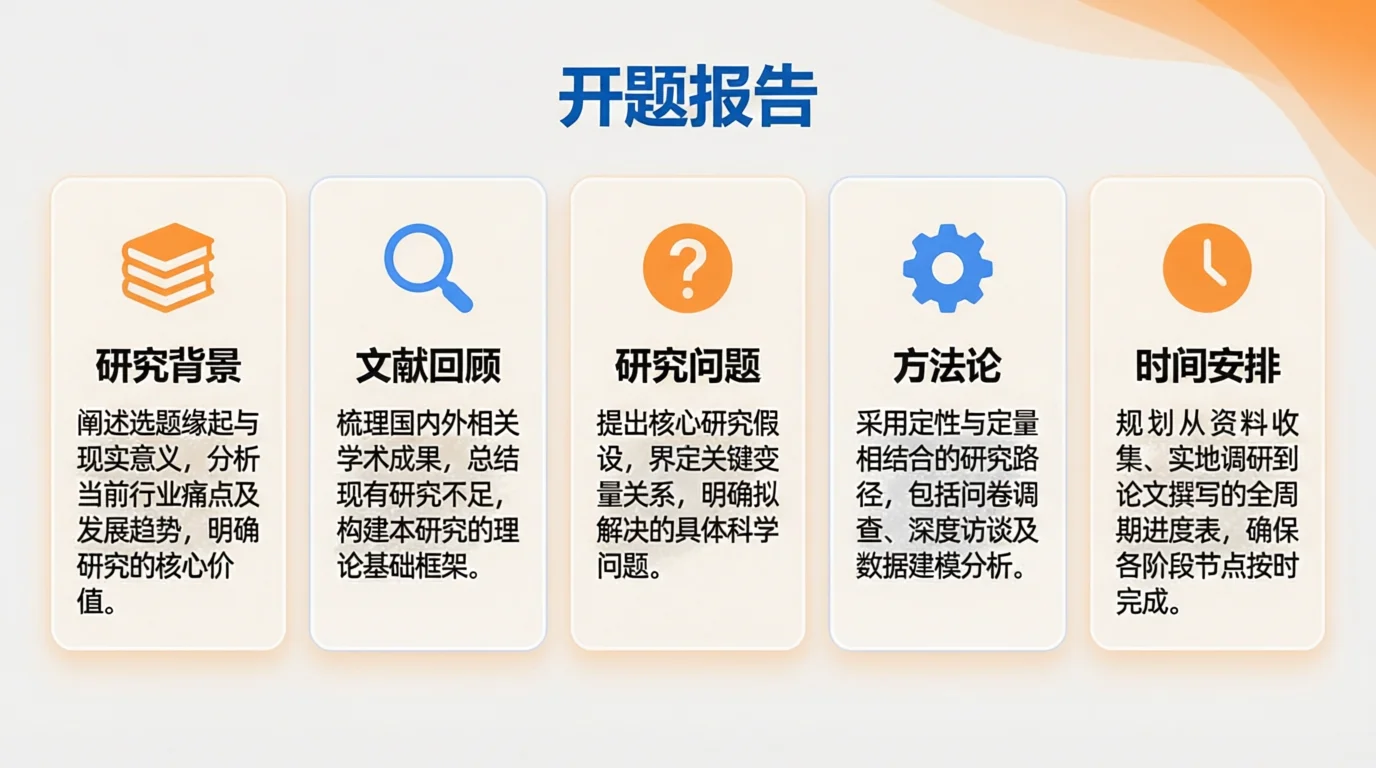 AI开题报告怎么用？论文开题不再熬夜憋字，一键生成完整框架