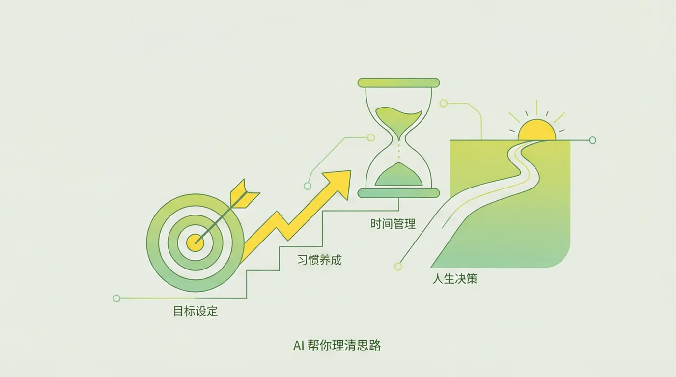AI人生教练怎么用？一个帮你理清目标、养成好习惯的随身成长伙伴